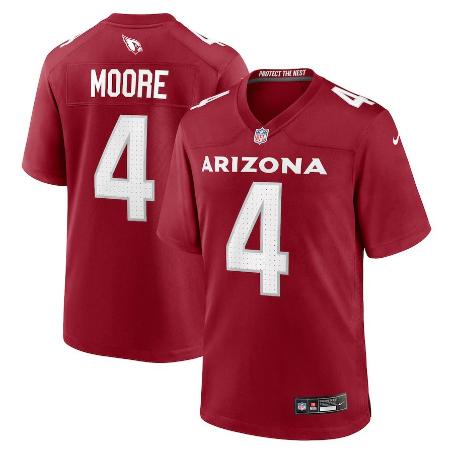 Men Arizona Cardinals #4 Rondale Moore Nike Cardinal Game Player NFL Jersey->customized nfl jersey->Custom Jersey